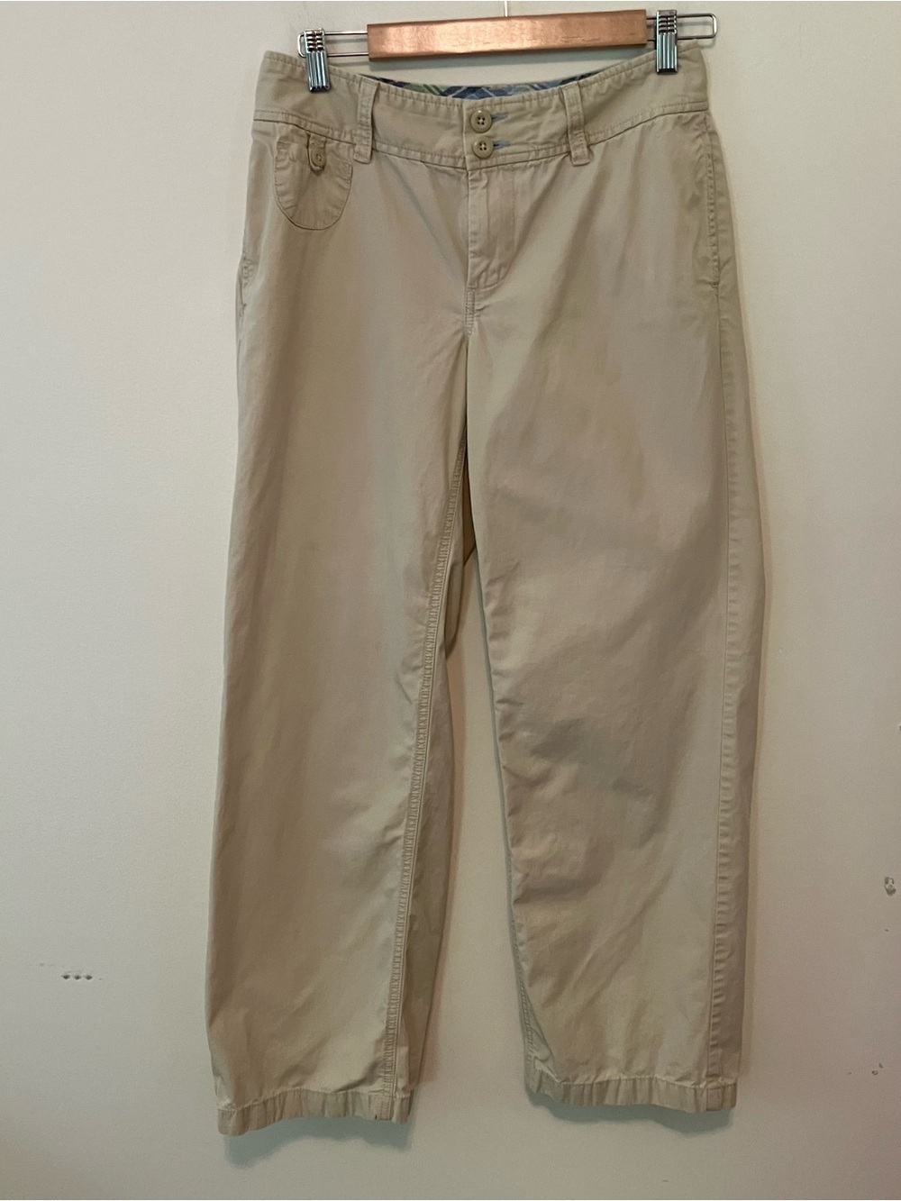 VTG LL Women’s Bean Sz. 6 Favorite Fit 90s Low Rise Tan Pants Cotton Straight